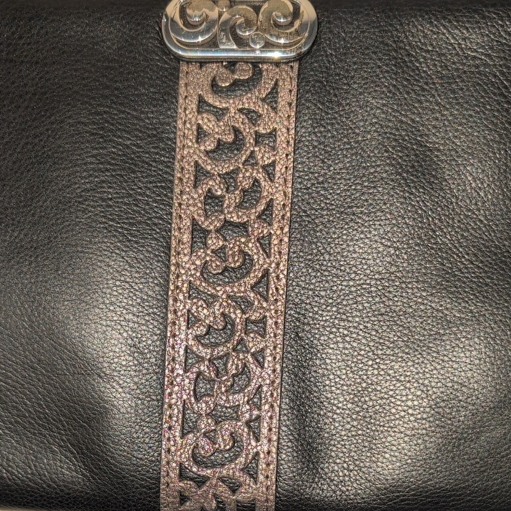 Brighton Black and Silver Crossbody Bag - Picture 14 of 15